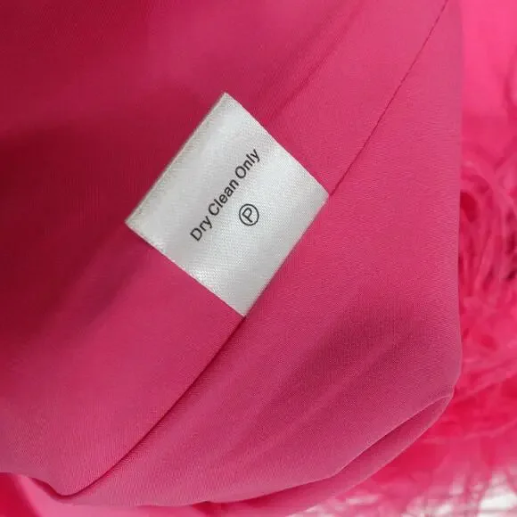 New Tuckernuck Women's XL Pink Feather Mod Mary Dress 60s Retro Barbie Rare 5395 - Picture 12 of 14